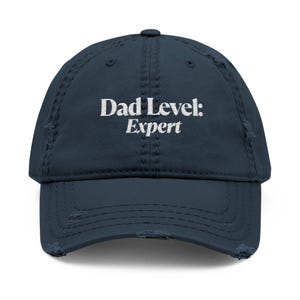 Dad Embroidered Hat, Dapper Dad Exclusive Funny Cap for Stylish Papa, Father&#39;s Gift, Gift for Dad, Papa Gift, Distressed Baseball Cap