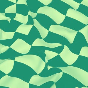 Groen geruite gingangprint