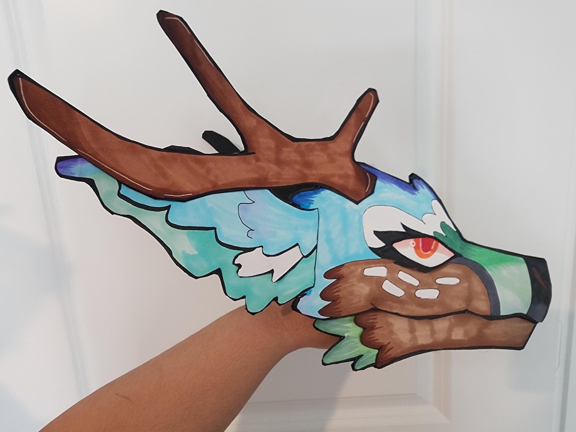Premade Dragon Puppet - Etsy