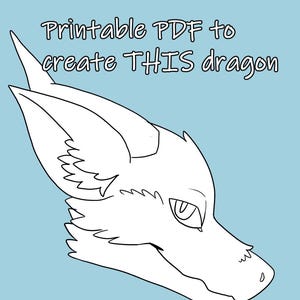 Dragon Puppet Pattern PDF Downloadable Pattern DIY