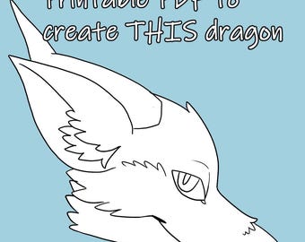 Dragon Puppet Pattern PDF Downloadable Pattern DIY