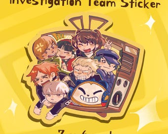 Pegatina del equipo de investigación de Persona 4