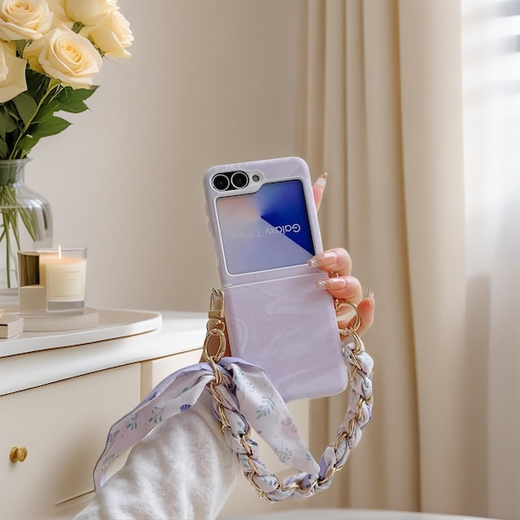 Scarf Wrist Strap Shockproof Phone Case – Samsung Galaxy Z Flip