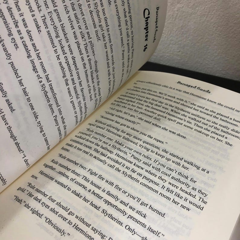 Beschädigte Ware von slytherin_ after_dark Hardcover. fanfic bücher. Fanfic Sammlung. Bild 11