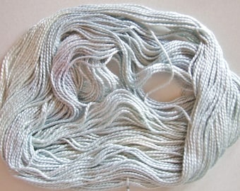 Cross Stitch Thread Hand Dyed by TheThreadGatherer Canvas Work and Needlepoint. Embroidery Floss OL 016 Seafoam Green Oriental Linen