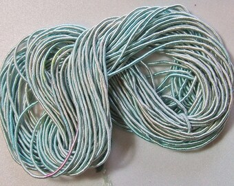 Cross Stitch Thread Hand Dyed by TheThreadGatherer Canvas Work and Needlepoint. Embroidery Floss OL 016 Seafoam Green Oriental Linen