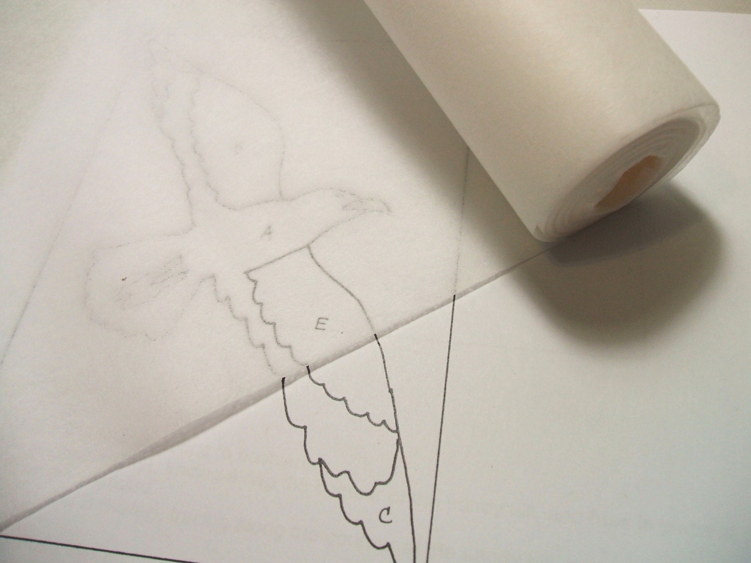 Rouleau de papier calque suédois pour patrons de couture - 100 cm x 10  mètres