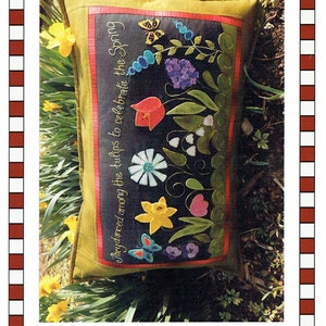 Bénédictions printanières, appliqué, passe-temps, pièces, coussin, tenture murale, courtepointe, motif