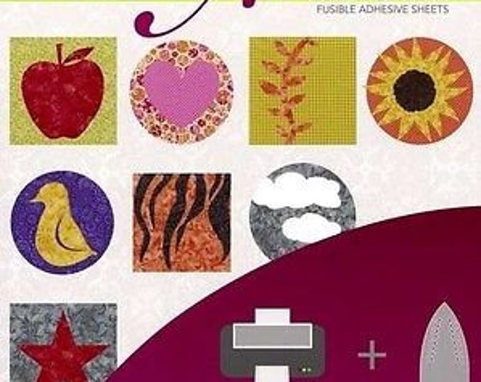 25 Print N Fuse Printable Fusible Paper Backed Iron-on Adhesive Sheets ...