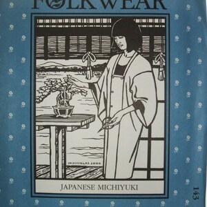 Folkwear #143 Japanese Michiyuki Kimono Jacket Sewing Costume Pattern