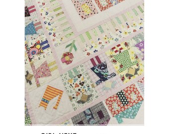 Girl Next Door House Jen Kingwell Designs Quilt Pattern Scrappy Louise Papas