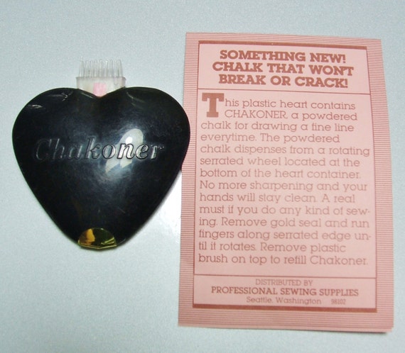 Tailor's Chalk Wheel  Powdered Chalk for Sewing