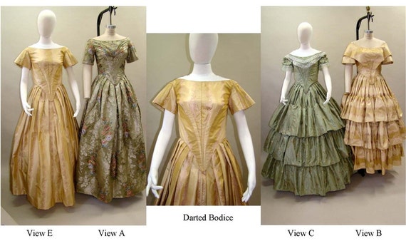 1840 ball gown