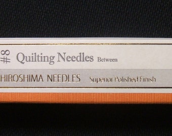 Tulip 6 Pack Quilting Between Size 8 Needle Hiroshima Needles Superior Polished Finish