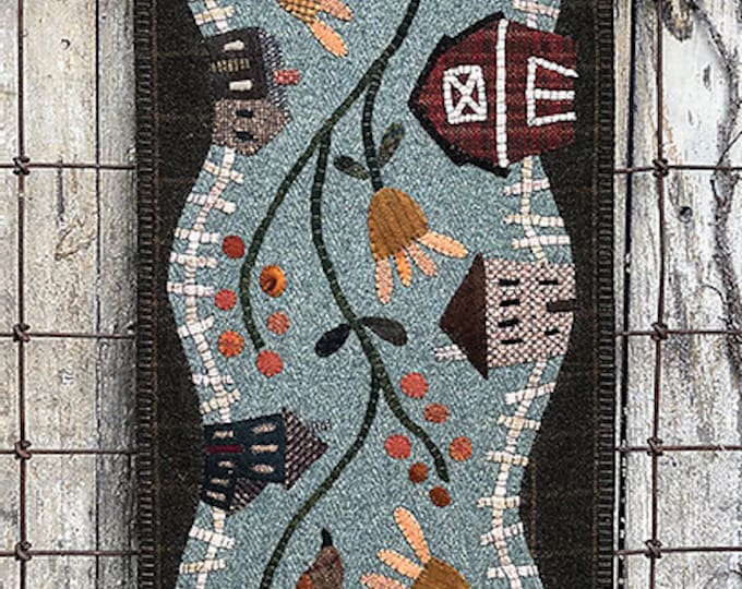 Around the Bend #220 Wool Threads That Bind Applique Pattern Country ...