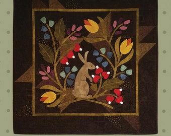 By a Hare Spring 1814 Flannel Quilt Pattern All Through the Night