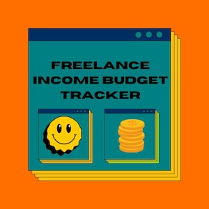 Freelance Income Tracker | Income & Expense Spreadsheet | Budget Planner | Self-Employed Finance Tool