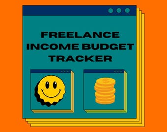 Freelance Income Tracker | Income & Expense Spreadsheet | Budget Planner | Self-Employed Finance Tool