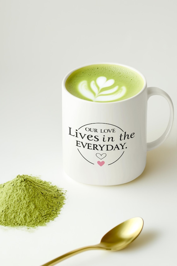 Live Every Day Mug | Inspirational Quote Ceramic Coffee Cup - Minimal Couple Cup