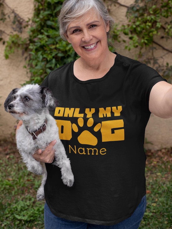 Personalized Dog Lover T-Shirt, Unisex Softstyle Tee, Birthday Gift for Dog Owners, Pet Parent Apparel, Cute Canine Shirt,Funny Dog Mom Gif