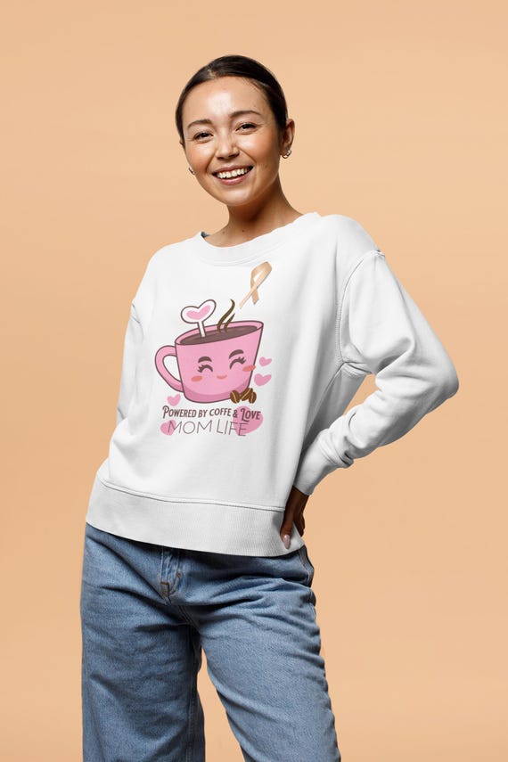 Coffee & Love Sweatshirt - Perfect for Coffee Lovers, Mom Gifts, Cozy Apparel, Gift for Her, Casual Style, Mother's Day, Unisex Hoodie,