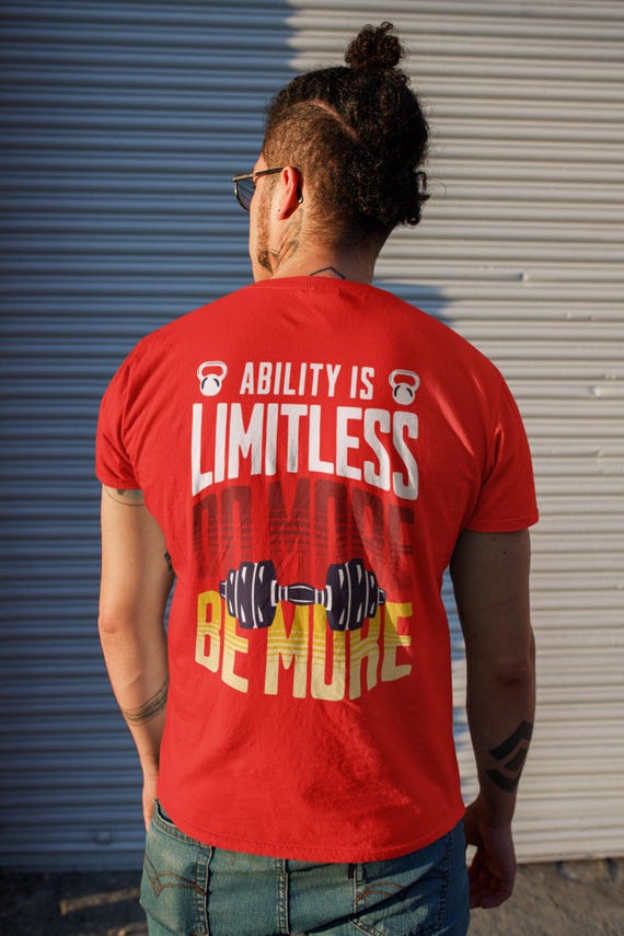 Motivational Gym Tee, Fitness Apparel, Workout Shirt, Inspirational T-Shirt, Activewear for Gym Lovers, Gift for Fitness Enthusiasts -