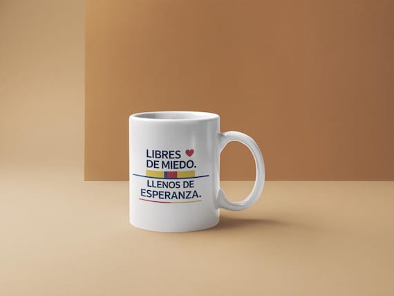 Freedom and Hope Mug – Venezuelan Minimalist Design