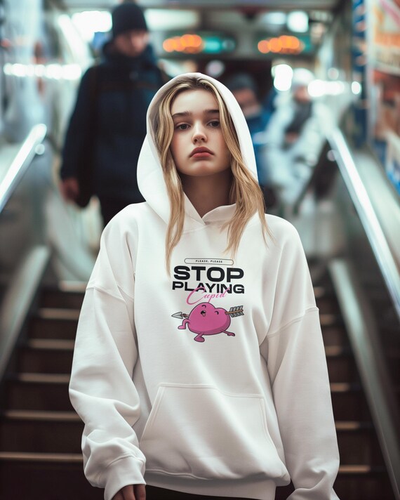 Cozy Kirby College Hoodie - Funny Antivalentine Theme, Warm Unisex Sweatshirt for Students, Perfect Holiday Gift