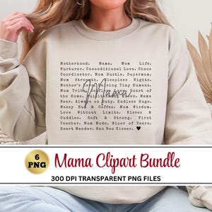 Mama Words PNG, Mama png Clipart, Mama Tshirt Designs, Mama Sublimation, Gift for Mama png, Mama Definition png, Mama Appreciation Clip Art