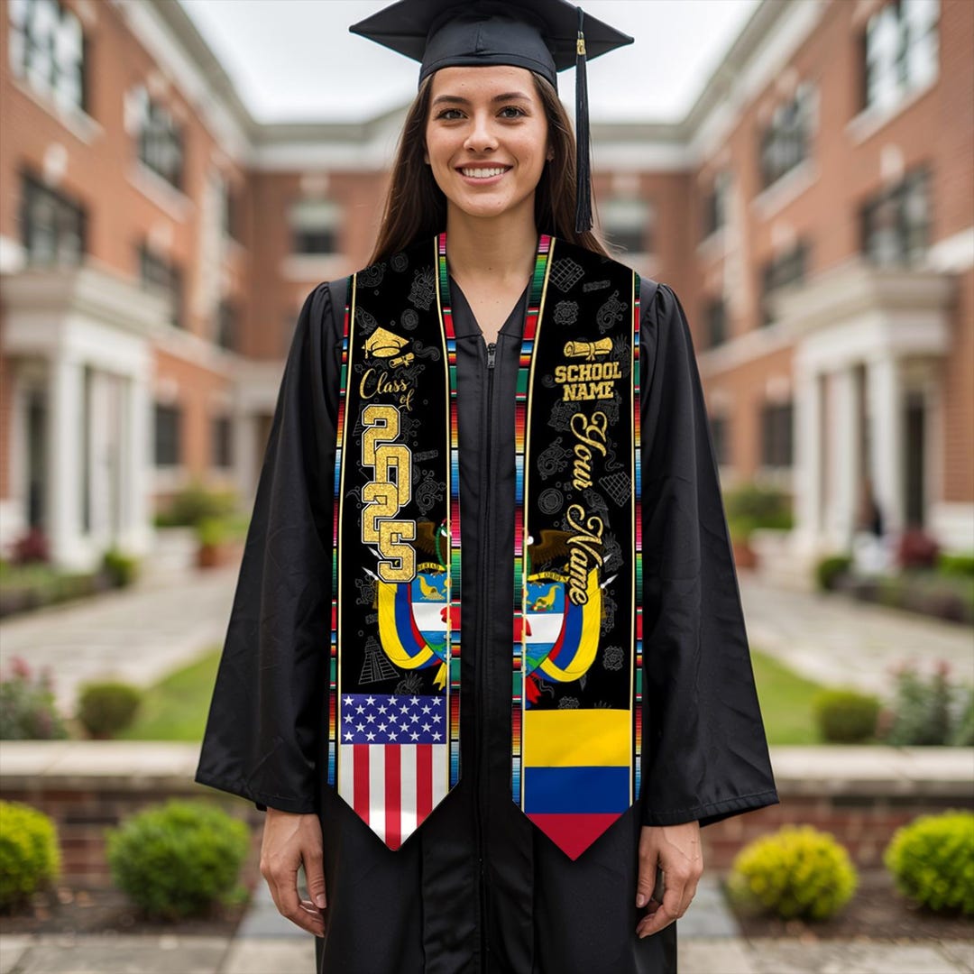 Customize Class Of 2025 Stoles Graduation Personalized Grad Stole Sash customize-class-of-2025-stoles-graduation-personalized-grad-stole-sash