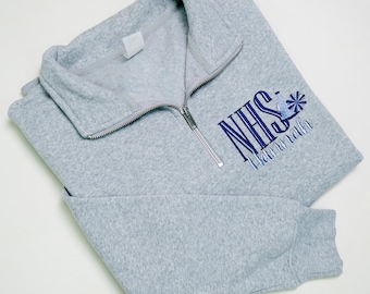 Personalized Embroidered Cheer Quarter Zip Sweatshirt, Cheer Hoodies for Cheerleaders, Custom Team Apparel, Cheer Gifts, Christmas