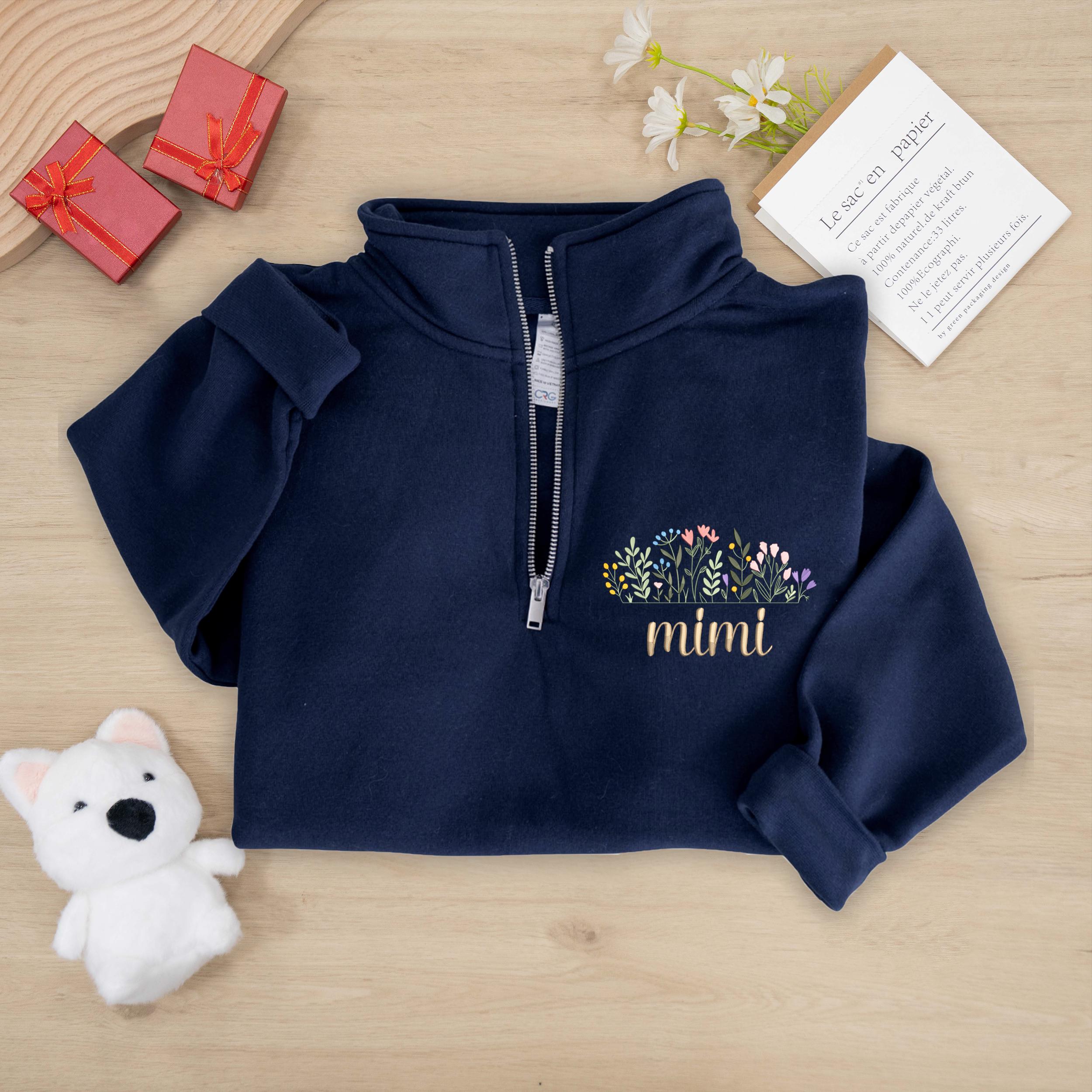 Mimi 1/4 Zip Sweatshirt - Etsy
