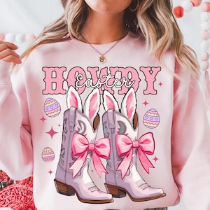 Hello Easter PNG, Easter Flirty Cowboy Boots PNG, Western Easter Bunny PNG, Happy Easter Png, Funny Easter Png, Retro Easter png