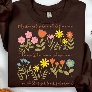 Christian Floral PNG: Bible Verse, Praying Mom (Digital Download)