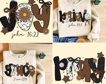 Preppy Christian PNG Bundle - Leopard Bible, Plaid Jesus, Faith, Grace, Prayer, Scripture Design, Christian Sublimation, Instant Download