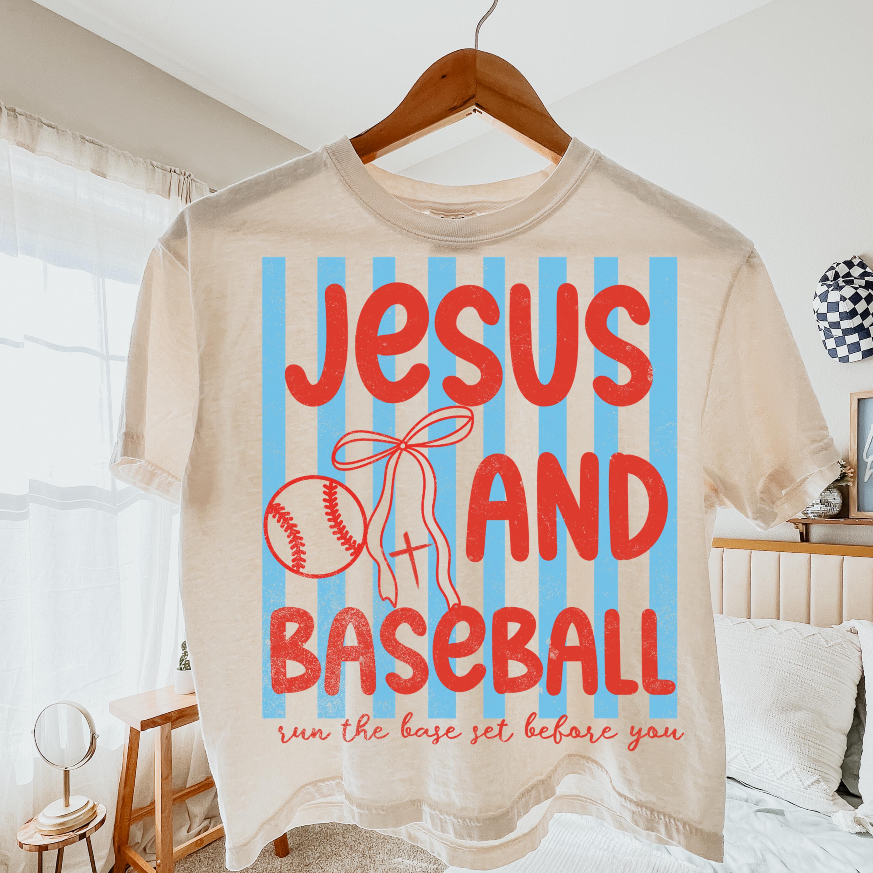 Jesus and Baseball PNG, Christian Sports Shirt Design (digital Download ...