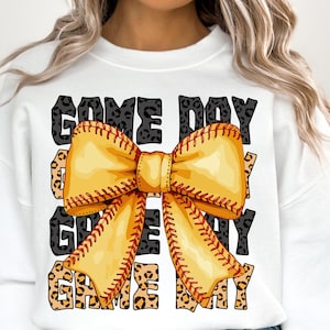 Retro Baseball Mom PNG: Game Day Plaid Bow (Digital Download)
