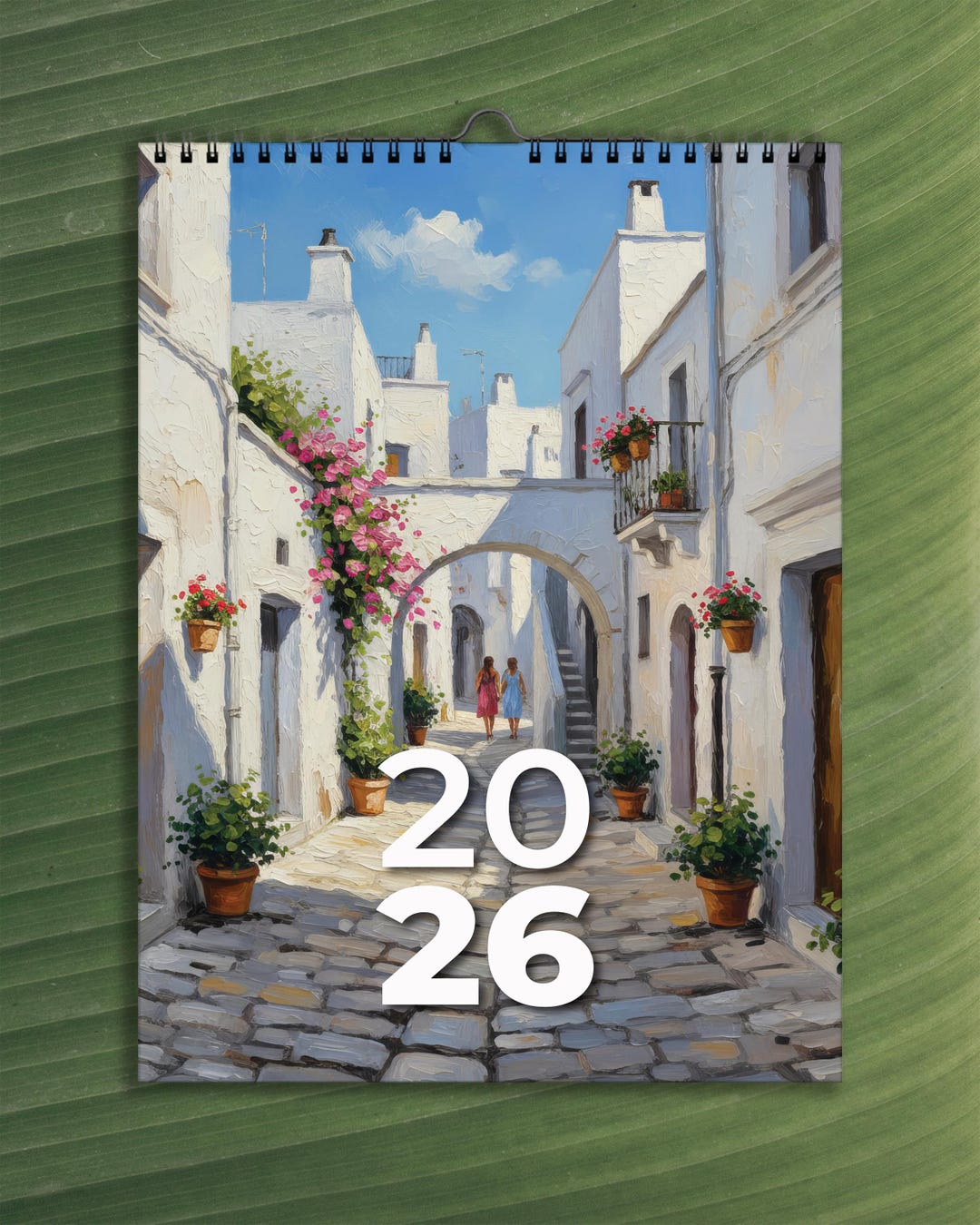 Painted European Wall Calendar 2026: Ready-to-frame Art Prints - Etsy ...