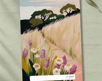 2027 A3 Wall Calendar - ready to frame wall art "Countryside"