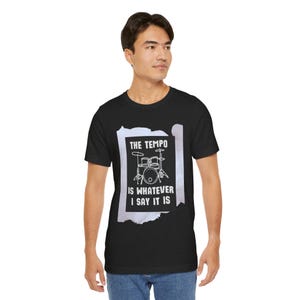 Drum Theme Music Lover Tee, Funny Music Gift, Musician Shirt, Band Member Apparel, Gift for Drummers, Christmas Music Tee