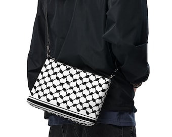Bolso de hombro con diseño Keffiyeh (kufiya)
