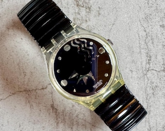 Swatch Watch - GW400 - BIG ECLIPSE Vintage Big Eclipse GW400 Swatch Watch 80 main image 4
