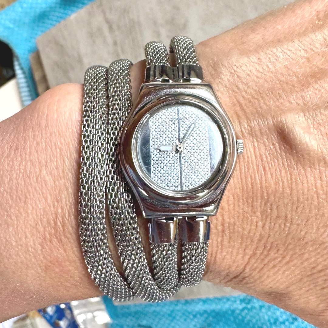 Vintage Swatch Irony “mignardise” YSS115 – Ladies Bracelet Watch