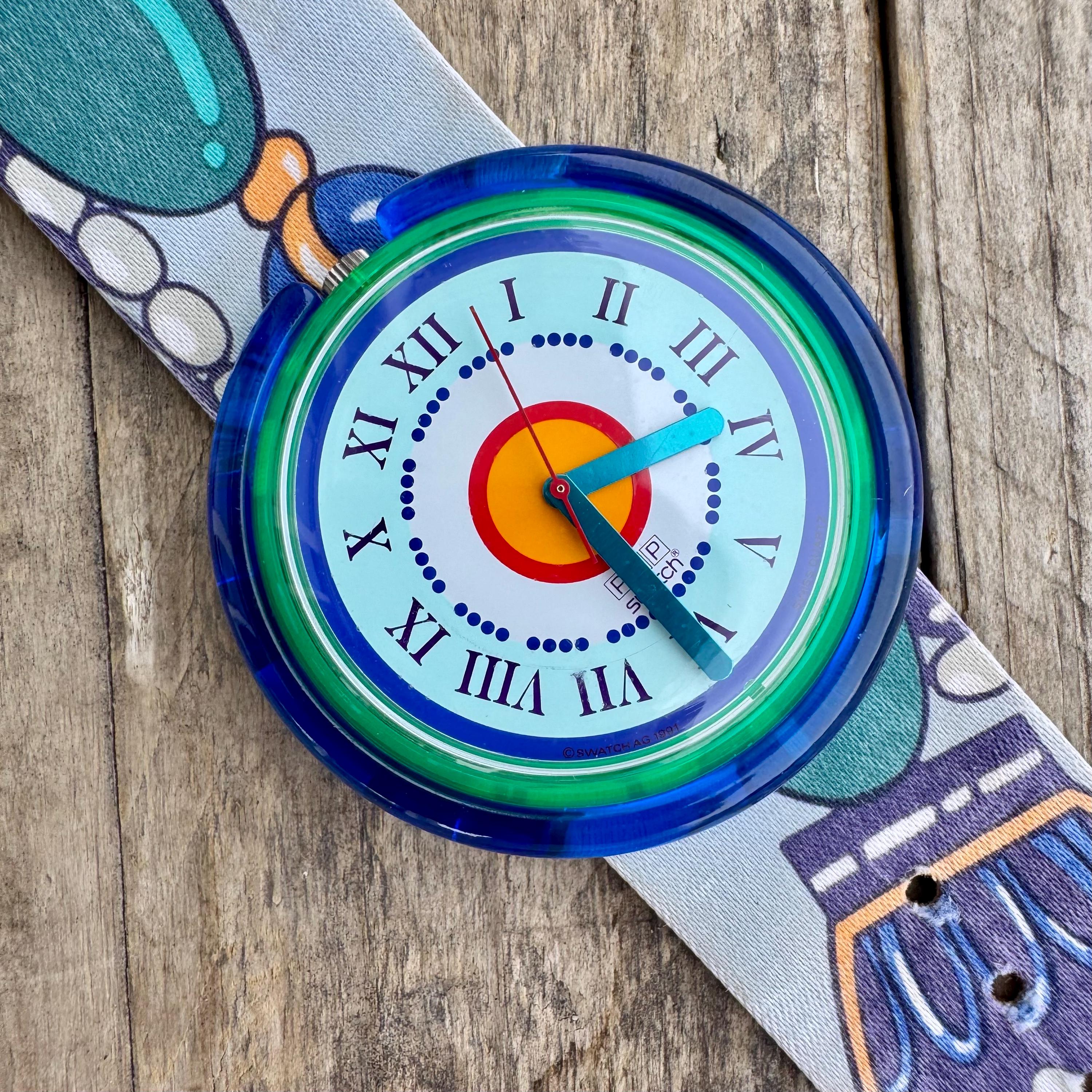 Vintage swatch watch 80s - Etsy 日本