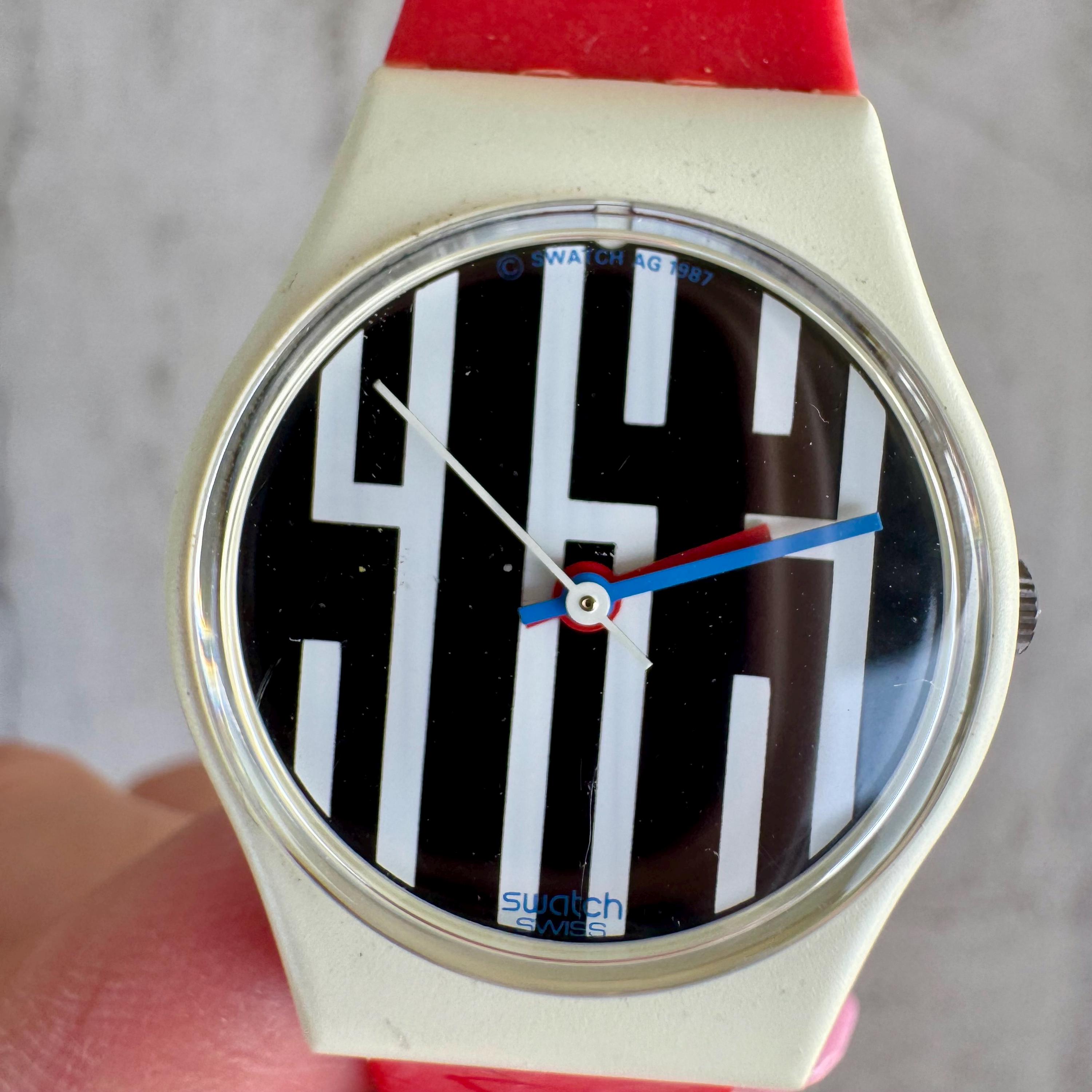 Swatch Watch - LW117 - SPEEDLIMIT Vintage Swatch Watch Speed Limit LW117 | Compact Size for  main image 3