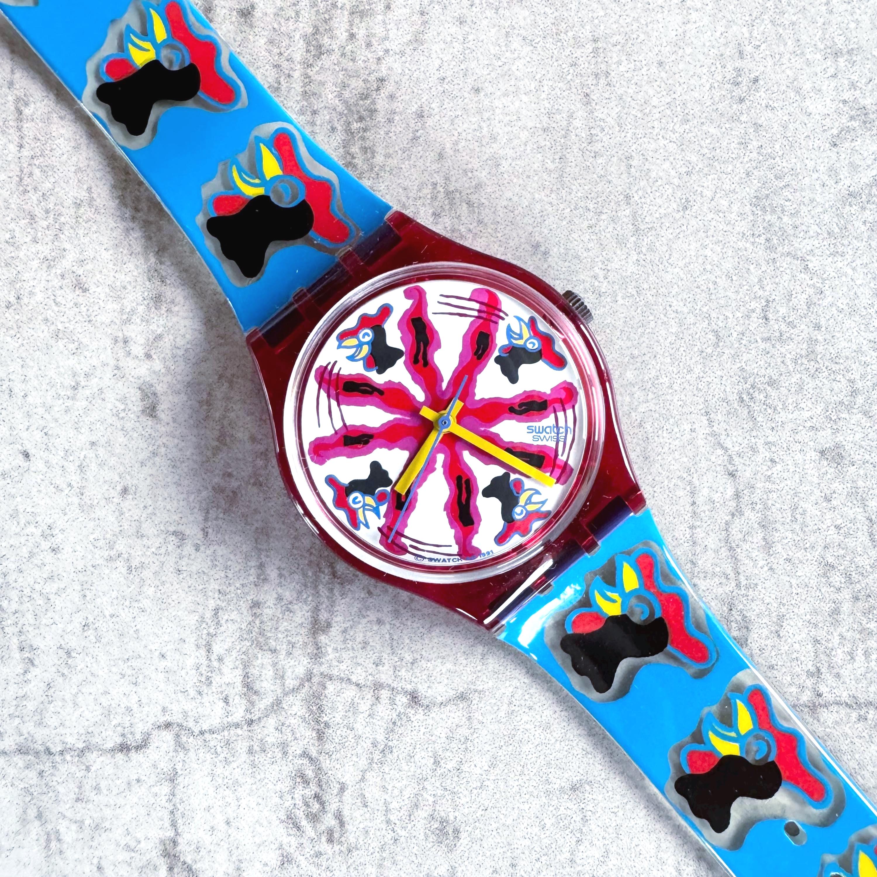 Jeremy Scott Swatch Watch - Etsy Canada