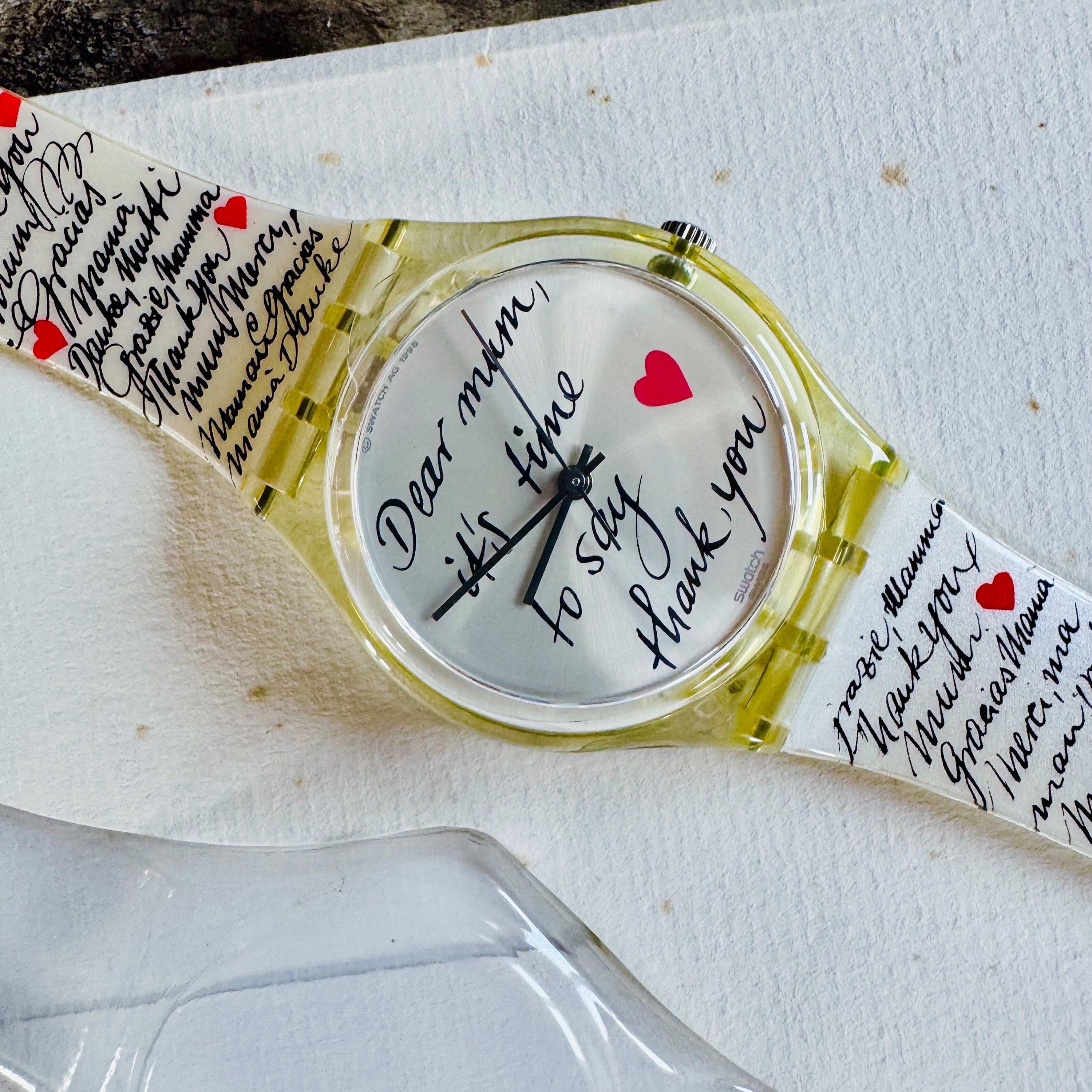 Swatch 2009 Women’s 25m Steel Plastic Silver Heart Dial Watch Dandle Hearts NEW✓SMALL✓ Swatch Originals GAMME DE COEUR | Mercari main image 4