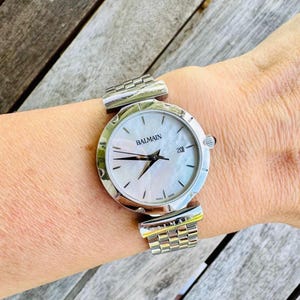 Vintage Pierre Balmain Balmainia Lady Watch Mother of Pearl -  Quiet Sophistication