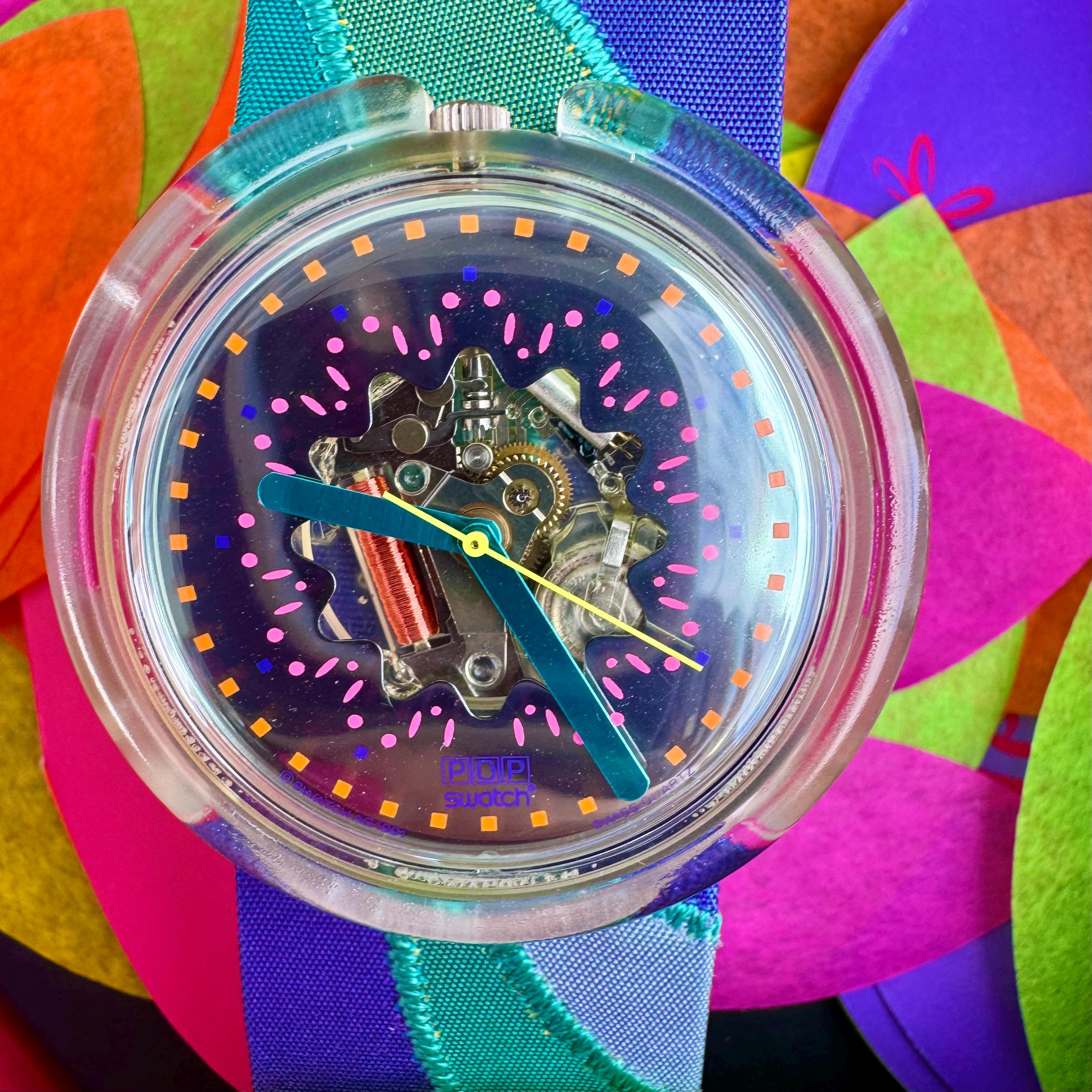 Vintage swatch pop watch - Etsy 日本