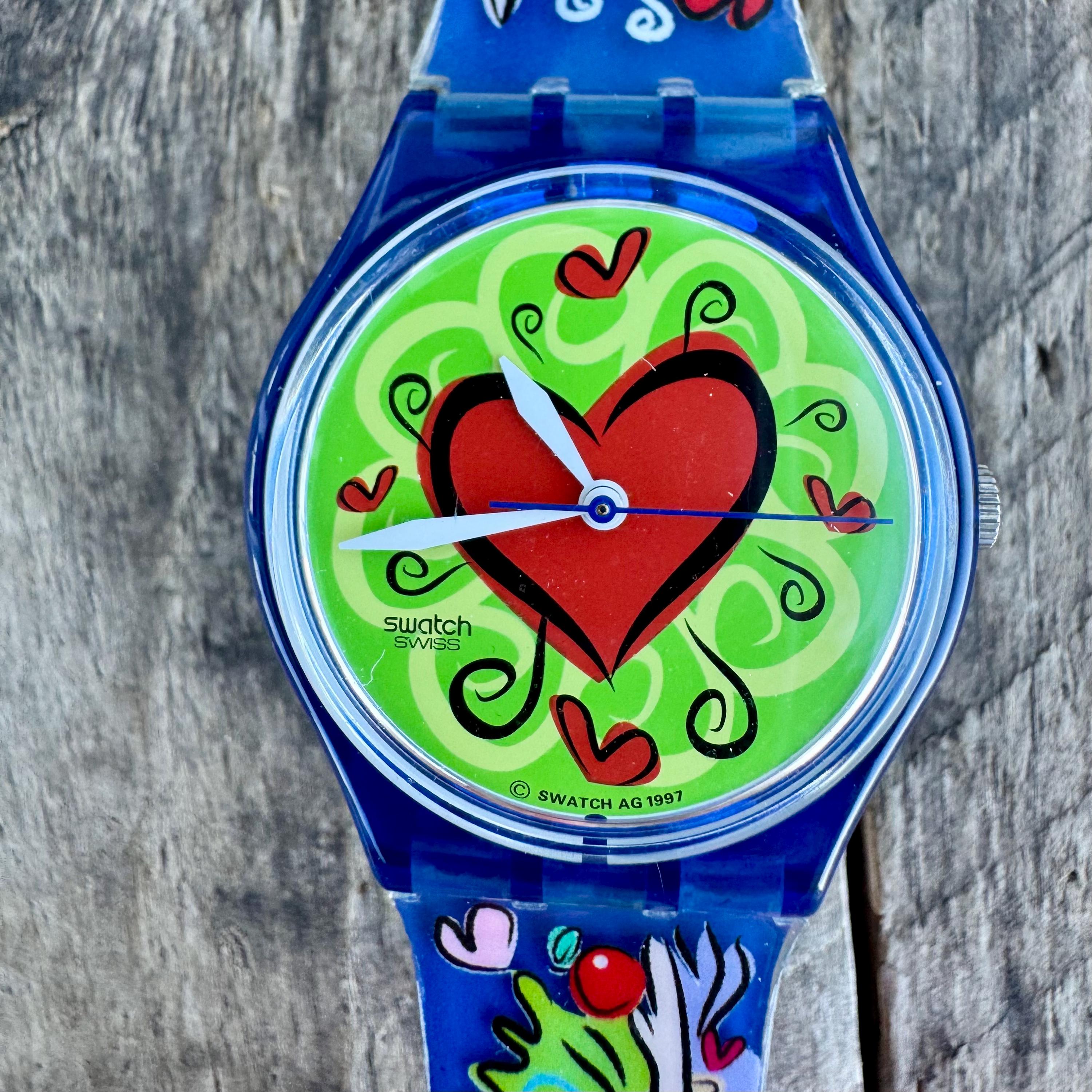 ◆swatch ラブバイト バレンタインスペシャルモデル 壁掛け時計 11086 スウォッチバレンタインスペシャル - Etsy 日本